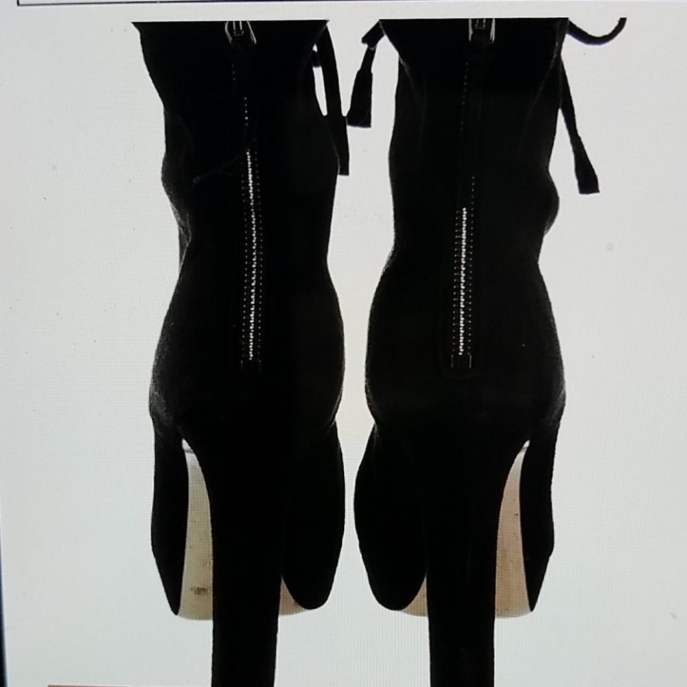 Authentic Miu Miu Lace-Up Platform Booties - image 4